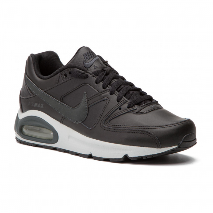 Pantofi sport barbati Nike Air Max Command Leather negru/gri [6]