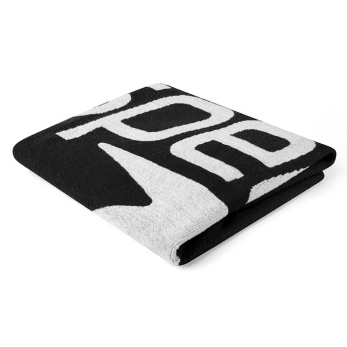 Prosop Speedo Logo negru/alb – prosop piscina 100% bumbac, absorbant, 75x145 cm [4]