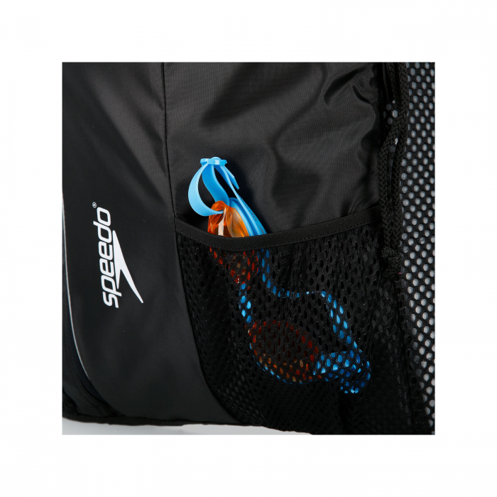 Saculet de plasa pentru accesorii Speedo DeLuxe negru/alb [3]