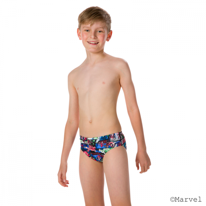 Slip baieti Speedo Disney Marvel Alv Disney 6.5 cm negru/albastru [2]