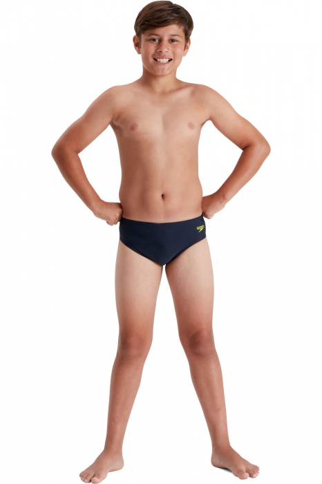 Slip inot baieti Speedo Brief Logo 6,5cm negru [5]