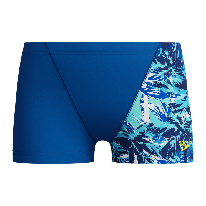 Boxeri inot copii Speedo Printed V-Cut Digital bleumarin [1]