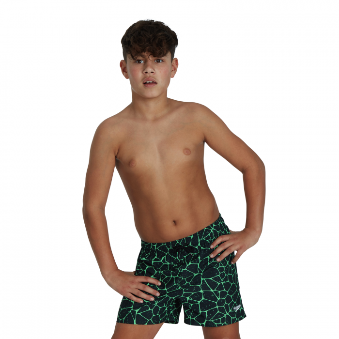 Sort baie baieti Speedo Printed 13" negru/verde [5]