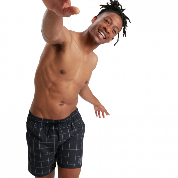 Sort baie barbati Speedo Check Leisure 16" negru/gri [2]