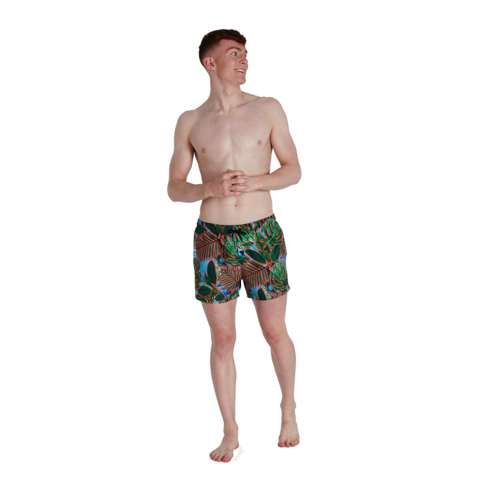 Sort barbati Speedo Printed Leisure 14" verde/rosu [4]