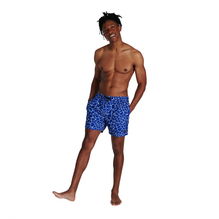 Sort barbati Speedo Printed Leisure 16" albastru/alb [3]
