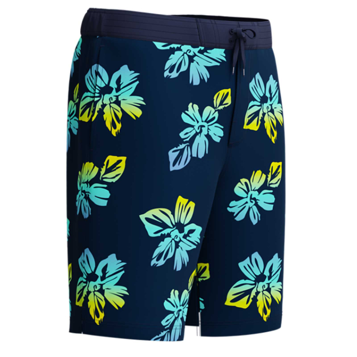 Sort inot barbati Speedo Bondi Printed 20 bleumarin/galben – uscare rapida, 4-way stretch [3]