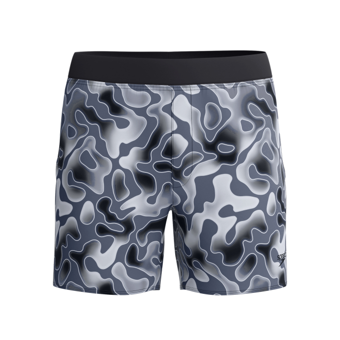 Sort inot bărbați Speedo Print Lookout Volley 16" gri [1]
