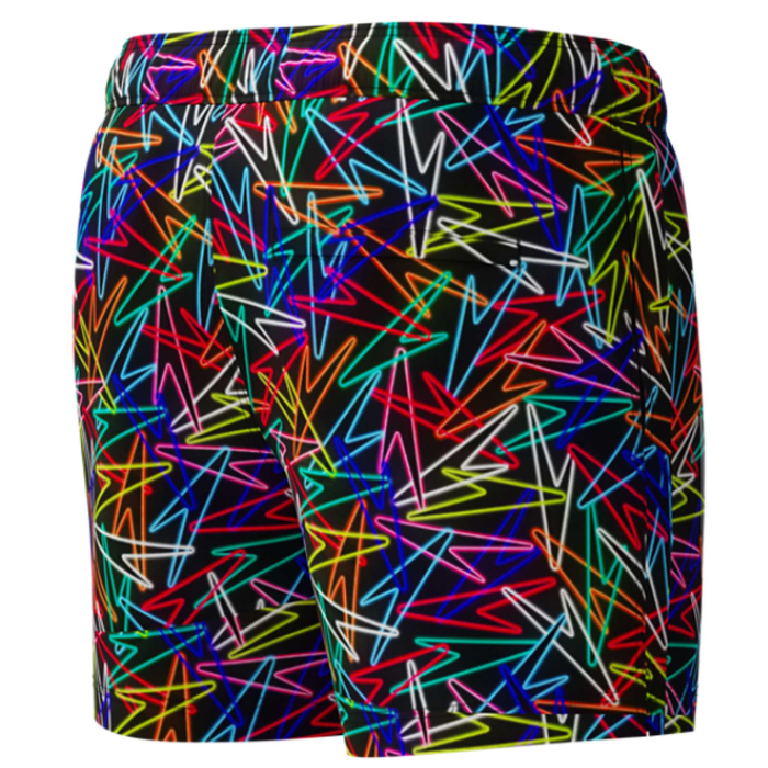 Sort inot barbati Speedo Redondo Edge Printed 14 negru/rosu – uscare rapida, 4-way stretch [5]