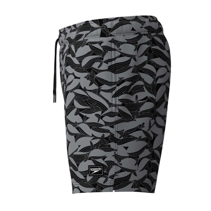 Sort inot barbati Speedo Redondo Edge Printed Volley 16 negru/gri – 4-way stretch, uscare rapida [2]