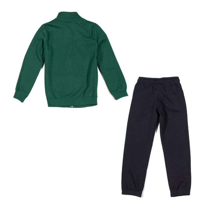 Trening copii Champion Full Zip Ultra Light Fall Fleece verde/bleumarin [2]