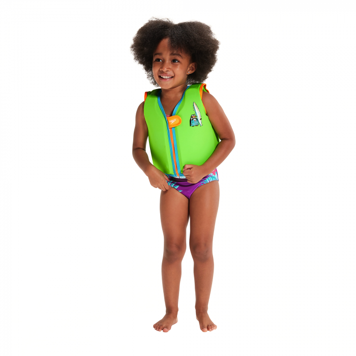 Vesta Inot Copii Speedo Printer Verde/Albastru [3]
