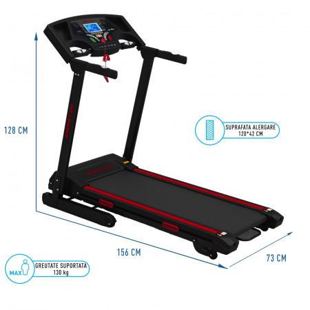 Banda de alergat cu inclinare automata Energy Fit MT10A [7]