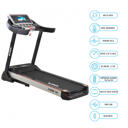 Banda de alergat electrica cu tableta Android incorporata Orion Core Y8 RESIGILAT [3]