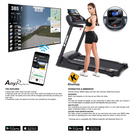 Banda de alergat electrica Orion Pista A200 [2]