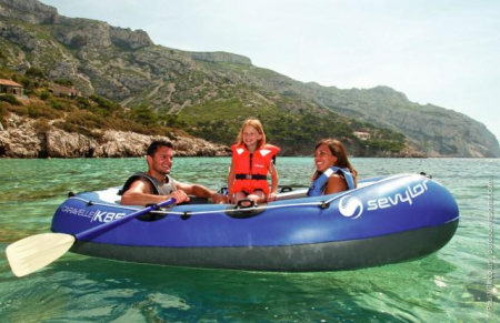 Barca Carravelle gonflabila KK85 albastru/gri Sevylor [1]