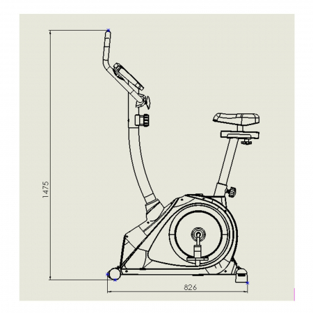 Bicicleta magnetica Lotto Fitness Siera 1 [2]