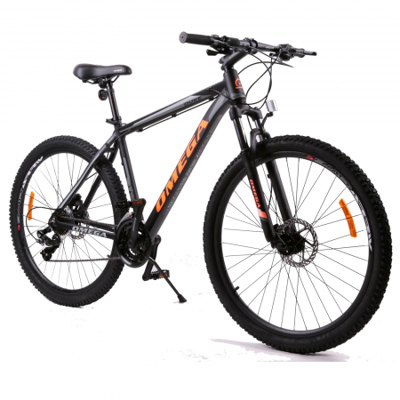 Bicicleta mountainbike Omega Duke 27.5", cadru 49cm, frana hidraulica pe disc, negru/portocaliu [1]