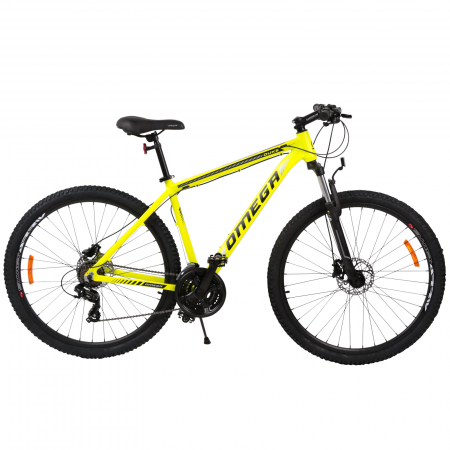 Bicicleta mountainbike Omega Duke 29", cadru 49cm, frana hidraulica pe disc, galben/negru [0]