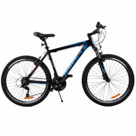 Bicicleta MTB OMEGA 3700 26" NEGRU-ALBASTRU-PORTOCALIU [0]