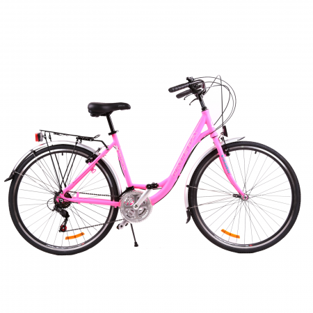Bicicleta Omega Ramona 28”, 18 viteze, roz [0]