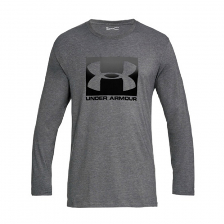 Bluza maneci lungi sport barbati Under Armour Boxed Sportstyle LS gri [0]