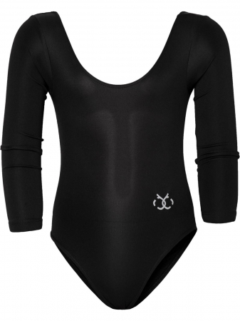 Body maneci lungi gimnastica fete Brille negru [0]