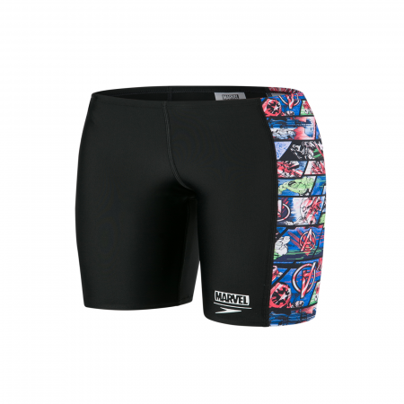 Boxeri inot baieti Speedo Disney Marvel Alv Panel negru/albastru [0]