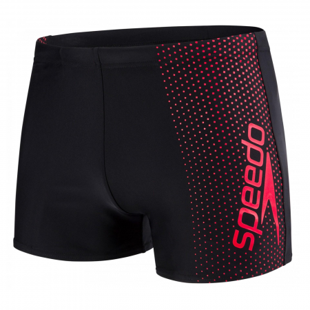Boxeri inot barbati Speedo Gala Logo negru/rosu [0]