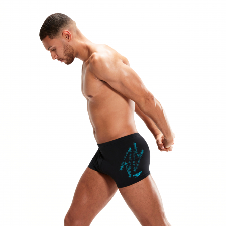 Boxeri inot barbati Speedo Hyperboom negru/albastru [1]