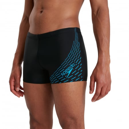 Boxeri inot barbati Speedo Medley Logo negru/albastru [3]