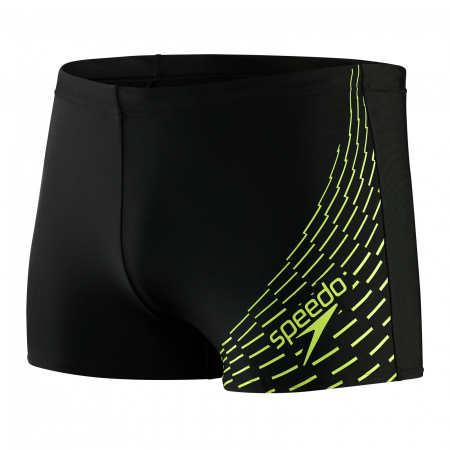 Boxeri inot barbati Speedo Medley Logo negru/galben [0]