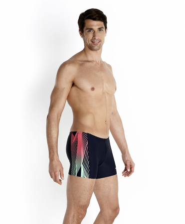 Boxeri inot pentru barbati Speedo Placement Panel negru [4]