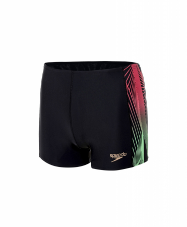 Boxeri inot pentru barbati Speedo Placement Panel negru [0]