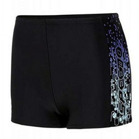 Boxeri pentru baieti Speedo Logo Panel negru [0]