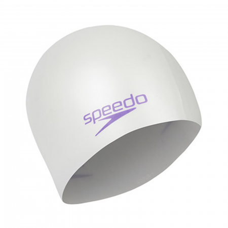 Casca de inot pentru copii Speedo Silicon Plain Moud Silc alb/mov [1]