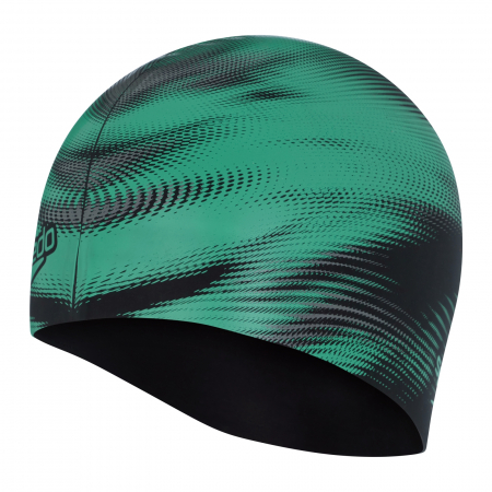 Casca inot adulti Speedo Slogan Print verde/negru [2]