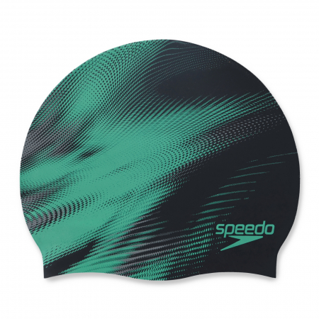 Casca inot adulti Speedo Slogan Print verde/negru [0]