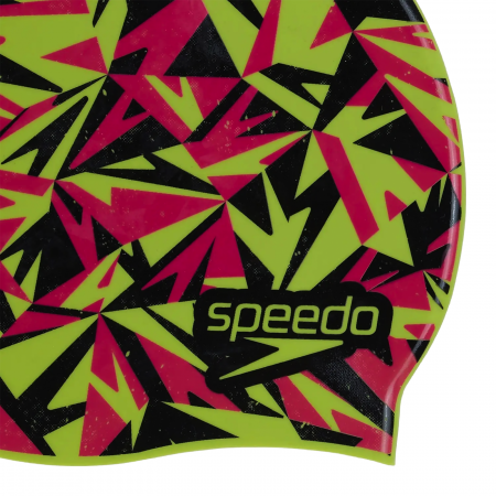 Casca inot pentru copii Speedo Boom junior silicon verde/negru [1]