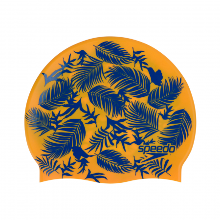 Casca inot pentru copii Speedo Slogan portocaliu/albastru [0]