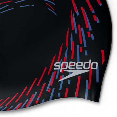 Casca inot reversibila adulti Speedo Moud Silicone negru/rosu 80933714662 [4]