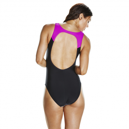 Costum de baie pentru femei Speedo Hydrasuit negru/gri [4]