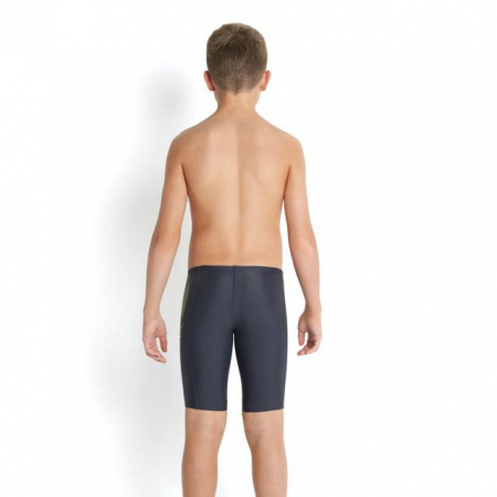 Costum inot baieti Speedo jammer sports Logo PNL verde/gri [2]
