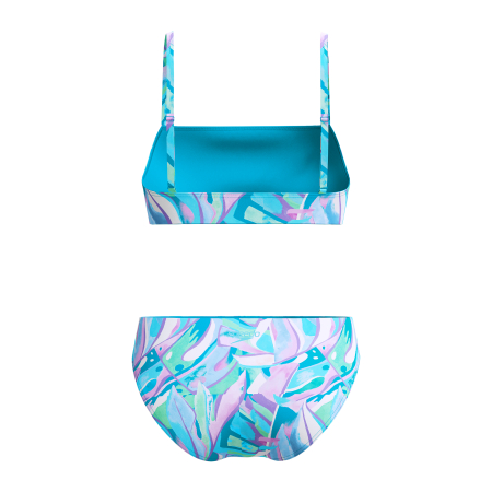 Costum inot femei doua piese Speedo ALV, albastru/verde [2]