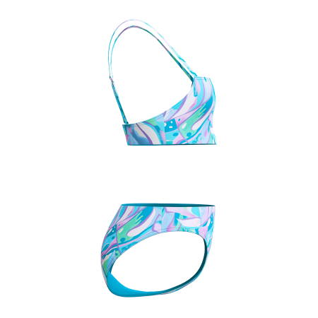 Costum inot femei doua piese Speedo ALV, albastru/verde [1]