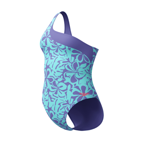 Costum inot femei Speedo ALV asimetric, albastru [3]