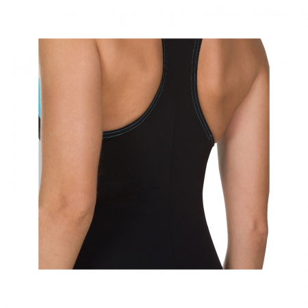Costum inot femei Speedo Boom Placement Raceback negru/albastru [2]