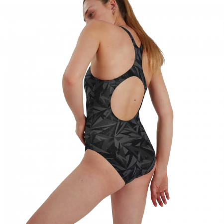 Costum inot femei Speedo Hyperboom All Medalist negru/gri [2]