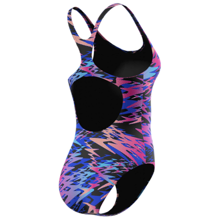 Costum inot femei Speedo Hyperboom Print Medalist negru – Endurance Pro, rezistent la clor [4]