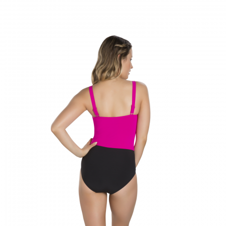 Costum inot femei Speedo Sculpture Luna Dream roz/negru [3]